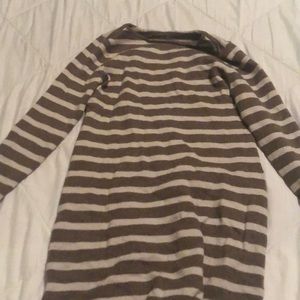 Striped sweater dress